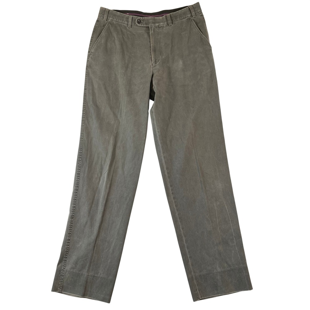 Hiltl Premium Denim Trousers Mens 34x32 Gray German Engineering Stretch Pants